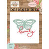 Carta Bella Paper - Farmhouse Market Collection - Designer Dies - Butterfly Beauty