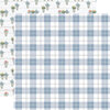 Carta Bella Paper - Farmhouse Summer Collection - 12 x 12 Double Sided Paper - Perfect Day Plaid