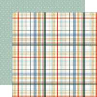 Carta Bella Paper - Farmhouse Summer Collection - 12 x 12 Double Sided Paper - Farmhouse Plaid