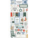 Carta Bella Paper - Farmhouse Summer Collection - Chipboard Embellishments - Accents