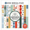 Carta Bella Paper - Farmhouse Summer Collection - 6 x 6 Mega Paper Pad