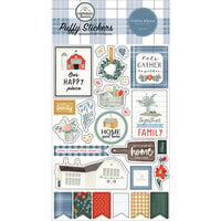 Carta Bella Paper - Farmhouse Summer Collection - Puffy Stickers