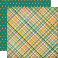 Carta Bella - Fall Blessings Collection - 12 x 12 Double Sided Paper - Fall Plaid
