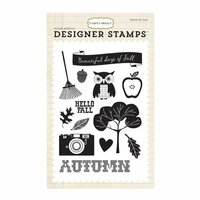 Carta Bella - Fall Blessings Collection - Clear Acrylic Stamps - Fall Days