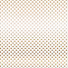 Carta Bella Paper - Dots and Stripes Collection - Copper Foil - 12 x 12 Paper with Foil Accents - White