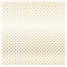Carta Bella Paper - Dots and Stripes Collection - Gold Foil - 12 x 12 Paper with Foil Accents - White