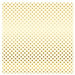 Carta Bella Paper - Dots and Stripes Collection - Gold Foil - 12 x 12 Paper with Foil Accents - Cream