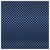 Carta Bella Paper - Dots and Stripes Collection - Gold Foil - 12 x 12 Paper with Foil Accents - Navy