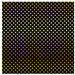 Carta Bella Paper - Dots and Stripes Collection - Gold Foil - 12 x 12 Paper with Foil Accents - Black