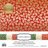 Carta Bella Paper - Holly and Berries Gold Foil Collection - 12 x 12 Collection Kit