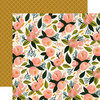 Carta Bella Paper - Flora No 1 Collection - 12 x 12 Double Sided Paper - Peony Posy Bunch