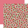 Carta Bella Paper - Flora No 1 Collection - 12 x 12 Double Sided Paper - Rose Garden Wreath