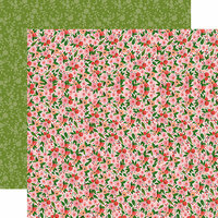 Carta Bella Paper - Flora No 1 Collection - 12 x 12 Double Sided Paper - Petunia Patch Garland