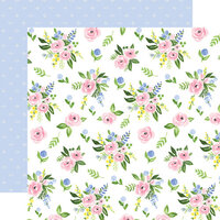 Carta Bella Paper - Flora No. 4 Collection - 12 x 12 Double Sided Paper - Pastel Large Floral