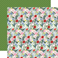 Carta Bella Paper - Flora No. 4 Collection - 12 x 12 Double Sided Paper - Bold Stems