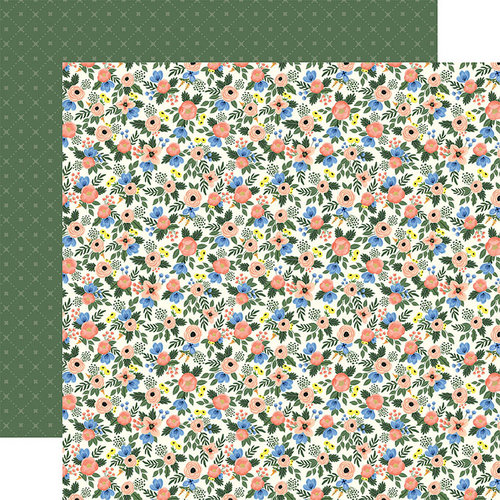 Carta Bella Paper - Flora No 2 Collection - 12 x 12 Double Sided Paper - Primrose Petals