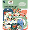 Carta Bella Paper - Flora No 2 Collection - Ephemera - Frames and Tags