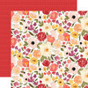 Carta Bella Paper - Flora No. 5 Collection - 12 x 12 Double Sided Paper - Warm Large Floral