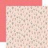Carta Bella Paper - Flora No. 5 Collection - 12 x 12 Double Sided Paper - Happy Stems