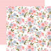 Carta Bella Paper - Flora No. 5 Collection - 12 x 12 Double Sided Paper - Cool Large Floral