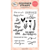 Carta Bella Paper - Flora No. 5 Collection - Clear Photopolymer Stamps - Do Small Things