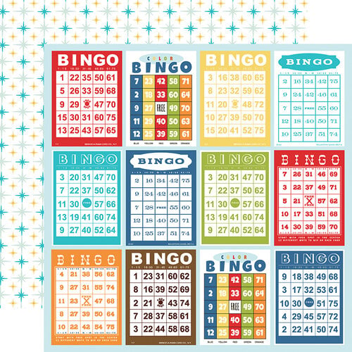 Carta Bella Paper Family Night Bingo Cards Paper