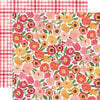 Carta Bella Paper - Flora No. 6 Collection - 12 x 12 Double Sided Paper - Groovy Floral Clusters