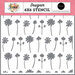 Carta Bella Paper - Flora No. 6 Collection - 6 x 6 Stencils - Wildflower Stems