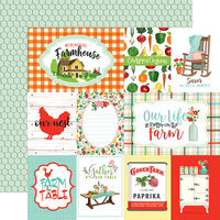 Carta Bella Paper - Farm To Table Collection - 12 x 12 Double Sided Paper - Journaling Cards