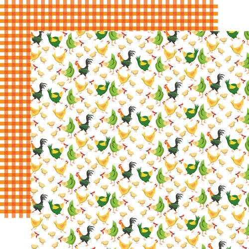 Carta Bella Paper - Farm To Table Collection - 12 x 12 Double Sided Paper - Chicken Coop
