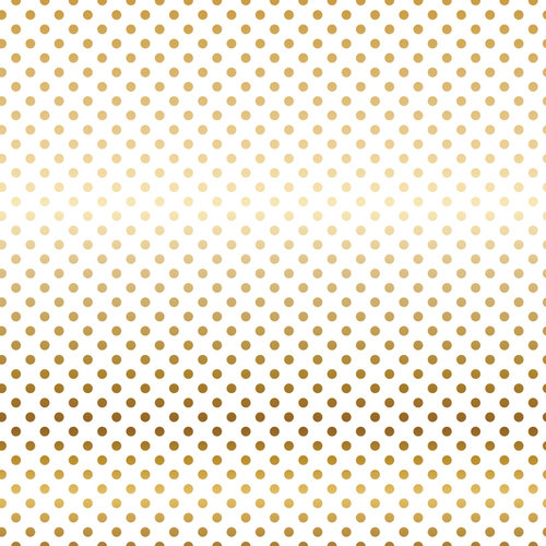 Carta Bella Paper - Dots and Stripes Collection - Vellum Foil - 12 x 12 Vellum with Foil Accents - Gold Dot