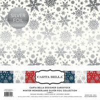 Carta Bella Paper - Winter Wonderland Silver Foil Collection - 12 x 12 Collection Kit