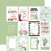Carta Bella Paper - Flower Garden Collection - 12 x 12 - Double Sided Paper - 3 x 4 Journaling Cards