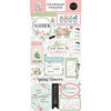 Carta Bella Paper - Flower Garden Collection - Chipboard Embellishments - Phrases
