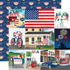 Carta Bella Paper - God Bless America Collection - 12 x 12 Double Sided Paper - Multi Journaling Cards