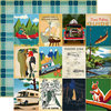 Carta Bella Paper - Gone Camping Collection - 12 x 12 Double Sided Paper - 3 x 4 Journaling Cards