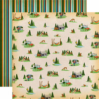 Carta Bella Paper - Gone Camping Collection - 12 x 12 Double Sided Paper - Campout