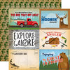 Carta Bella Paper - Gone Camping Collection - 12 x 12 Double Sided Paper - 4 x 6 Journaling Cards