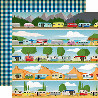 Carta Bella Paper - Gone Camping Collection - 12 x 12 Double Sided Paper - Happy Campers