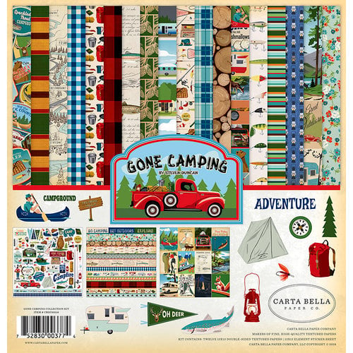Carta Bella Paper - Gone Camping Collection - 12 x 12 Collection Kit