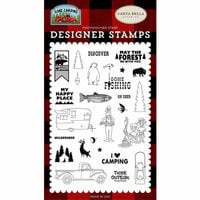 Carta Bella Paper - Gone Camping Collection - Clear Photopolymer Stamps - My Happy Place