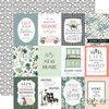 Carta Bella Paper - Gather At Home Collection - 12 x 12 Double Sided Paper - 3 x 4 Journaling Cards