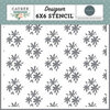 Carta Bella Paper - Gather At Home Collection - 6 x 6 Stencils - Flower Clusters