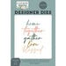 Carta Bella Paper - Gather At Home Collection - Designer Dies - Home Together Word