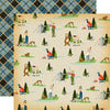 Carta Bella Paper - The Great Outdoors Collection - 12 x 12 Double Sided Paper - Let's Camp