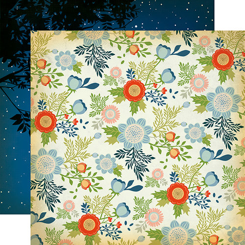 Carta Bella Paper - The Great Outdoors Collection - 12 x 12 Double Sided Paper - Wildflowers