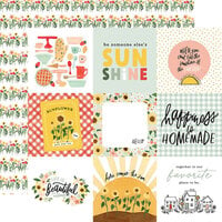 Carta Bella Paper - Homemade Collection - 12 x 12 Double Sided Paper - 4 x 4 Journaling Cards