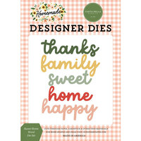 Carta Bella Paper - Homemade Collection - Designer Dies - Sweet Home Word