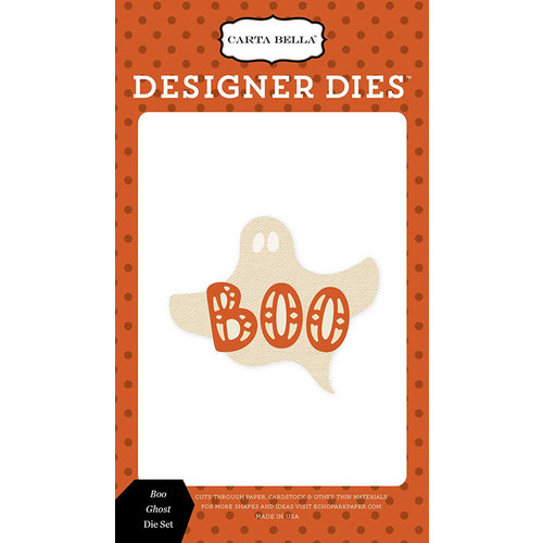 Carta Bella Paper - Haunted Collection - Halloween - Designer Dies - Boo Ghost