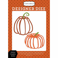 Carta Bella Paper - Haunted Collection - Halloween - Designer Dies - Outlined Pumpkins